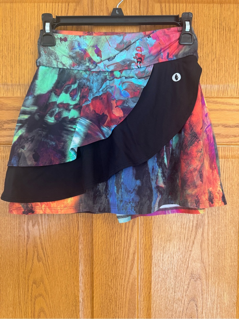 Dona Jo Size 1 Athletic Skort Multicolor Abstract Print Tennis Golf Skirt Small